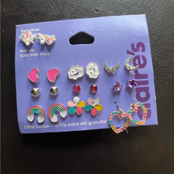 Claire's Other - Claire's Kids Multicolor Earring Set